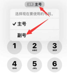 南口街道苹果14维修店分享iPhone 14 Pro Max使用副卡打电话的方法 