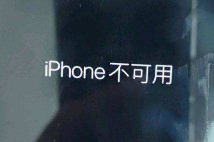 南口街道苹果服务网点分享锁屏界面显示“iPhone 不可用”如何解决 