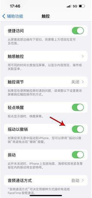 南口街道苹果手机维修分享iPhone手机如何设置摇一摇删除文字 